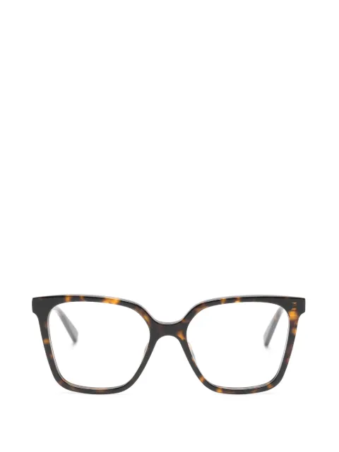 Saint Laurent Eyewear rectangle-frame glasses Brown SL910