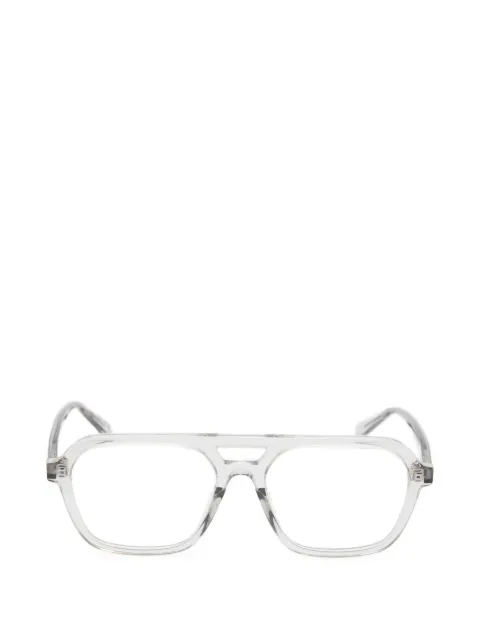 Saint Laurent Eyewear pilot-frame glasses White SL905OPT