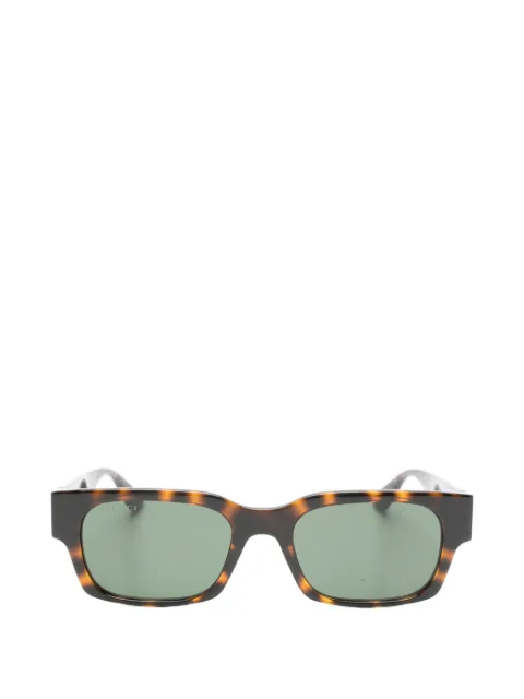 Gucci Eyewear tortoiseshell-effect rectangle-frame sunglasses Brown GG2084S