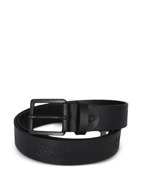 COUNTY OF MILAN logo-embossed belt Black COMAS260503