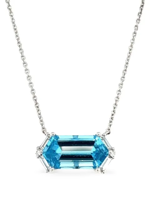 Lisa Nik hexagon-shape-pendant necklace Silver BTHXCHWD14