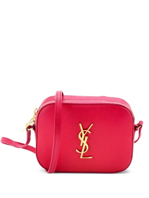 Saint Laurent Pre-Owned Classic Monogram Camera Bag Leather Small crossbody bag Pink WLAQ26M9UJ97ZOLU