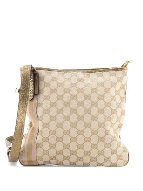 Gucci Pre-Owned Jolicoeur Messenger Bag GG Canvas crossbody bag Neutrals FIL2VAJUMQKBSJTO