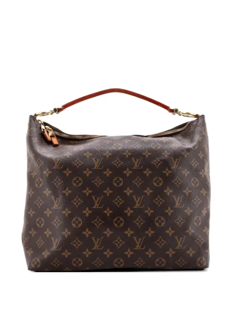 Louis Vuitton Pre-Owned Sully Handbag Monogram Canvas MM hobo bag Brown EFTZ5E6HIOWQRNGI