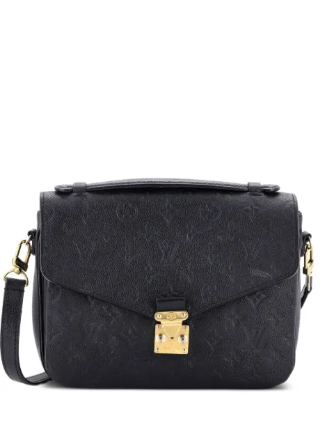 Louis Vuitton Pre-Owned Pochette Metis Monogram Empreinte Leather crossbody bag Black 59FZKN20S0YF6S9B