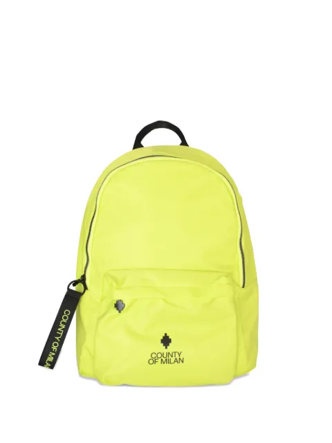 COUNTY OF MILAN logo-print zip-around backpack Yellow COMAS260302