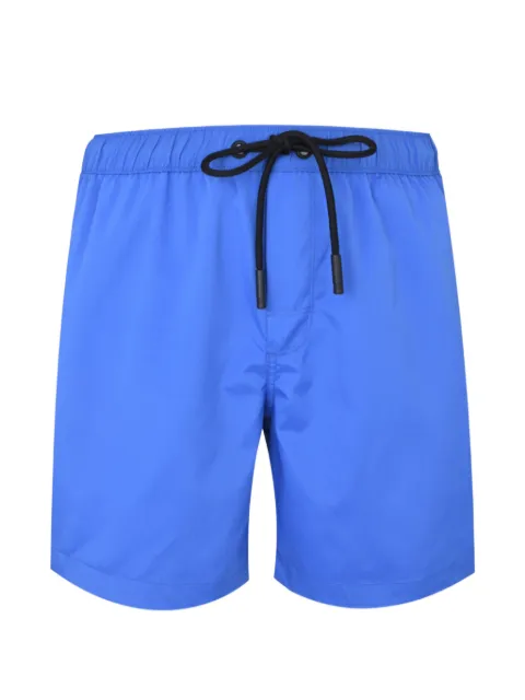 COUNTY OF MILAN logo-print drawstring shorts Blue COMAS260628