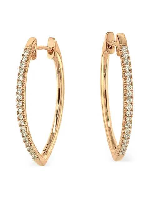Lisa Nik hoop-design earrings Gold HPPRRD30