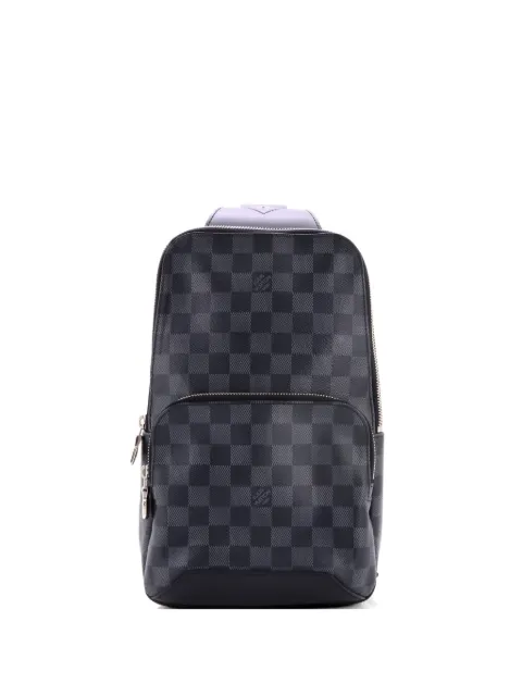 Louis Vuitton Pre-Owned Avenue Sling Bag Damier Graphite crossbody bag Black CFF20SI9MXHEPKMG