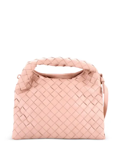 Bottega Veneta Pre-Owned Hop Top Handle Bag Intrecciato Nappa Mini satchel Pink 493595UID4QCS49L