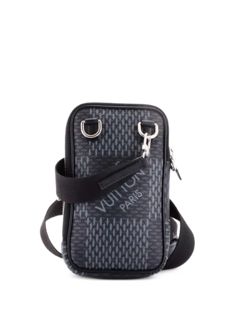 Louis Vuitton Pre-Owned Modular Pouch Limited Edition Damier Graphite 3D crossbody bag Black KTM4E3RELNICTD8Q