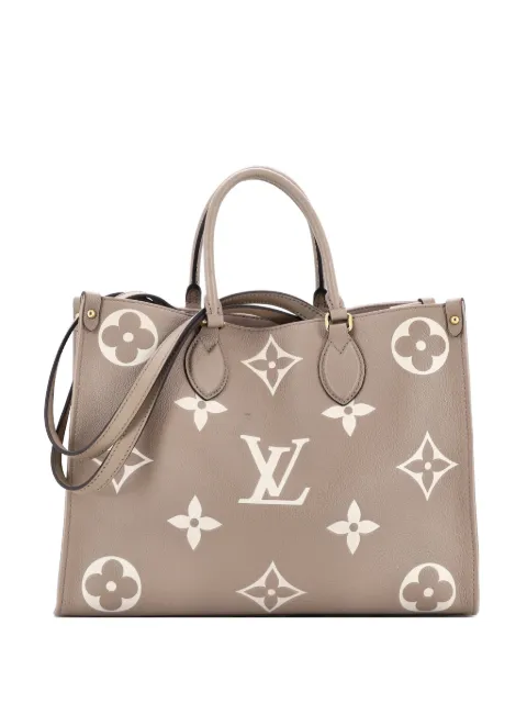 Louis Vuitton Pre-Owned OnTheGo Tote Bicolor Monogram Empreinte Giant MM shoulder bag Neutrals 9PP2EMNC8G1SJTO8