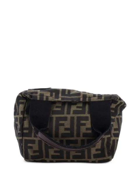 Fendi Pre-Owned Vintage 1925 Cosmetic Zucca Canvas Mini tote bag Brown 23N3807EDBGAJQ04