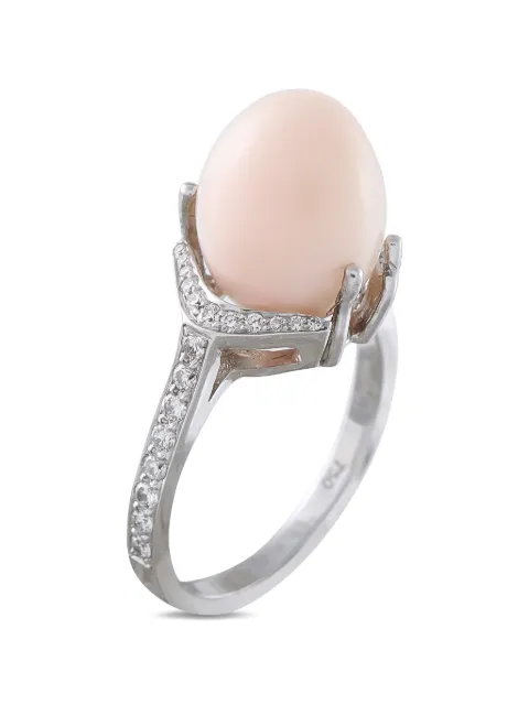 LB Exclusive conch pearl and diamond ring Silver MF26050126