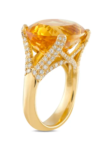 LB Exclusive citrine and diamond ring Gold MF18050626