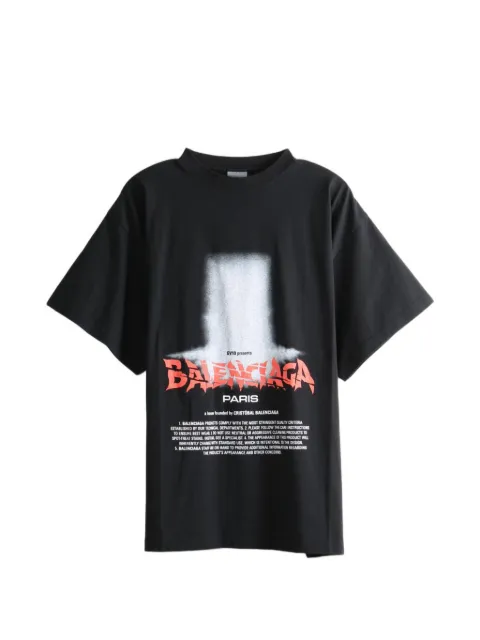 Balenciaga The Door graphic-print T-shirt Black 850345TUVO4