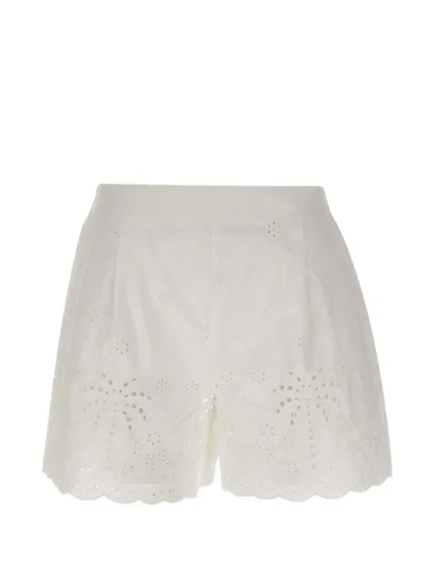 MC2 Saint Barth Amani broderie-anglaise shorts White AMN0001