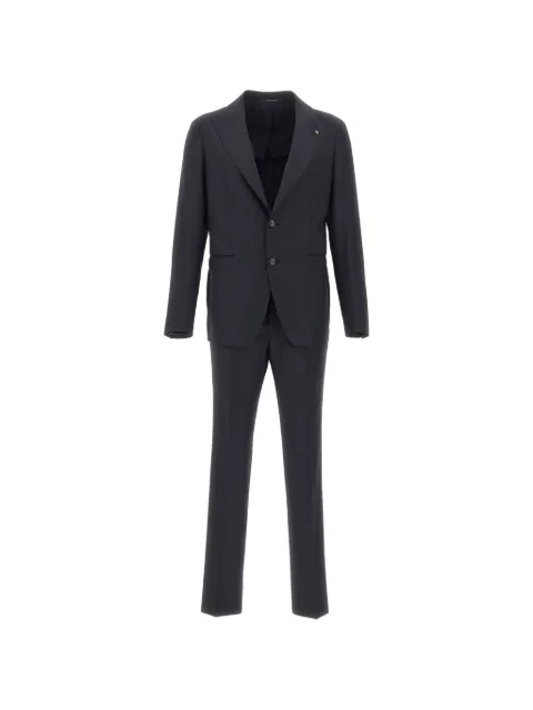 Tagliatore single-breasted peak-lapel suit Blue 2SVS26A11070001B5713