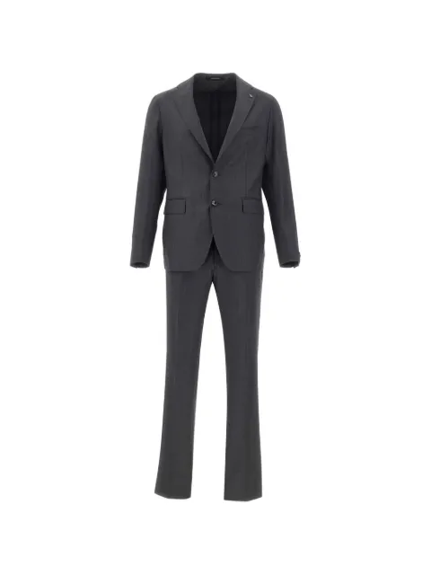Tagliatore peak-lapel wool suit Grey 2SMC22B01070001