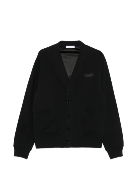 Givenchy logo-patch cardigan Black BMK00W3YSK