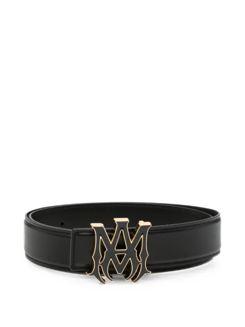 AMIRI logo leather belt Black AMACBL1011