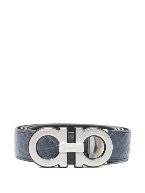 Ferragamo Gancini belt Blue 670460