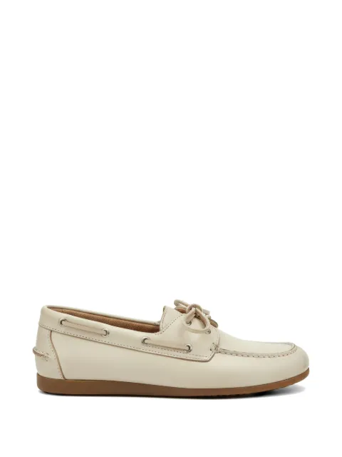 Posa brushed-leather loafers Neutrals PW25
