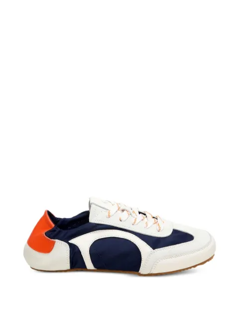 Dorothee Schumacher panelled mesh-insert sneakers Blue 450808