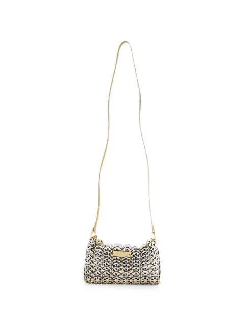 Rabanne metallic-effect chainmail shoulder bag Gold 26ESS0508CLF493