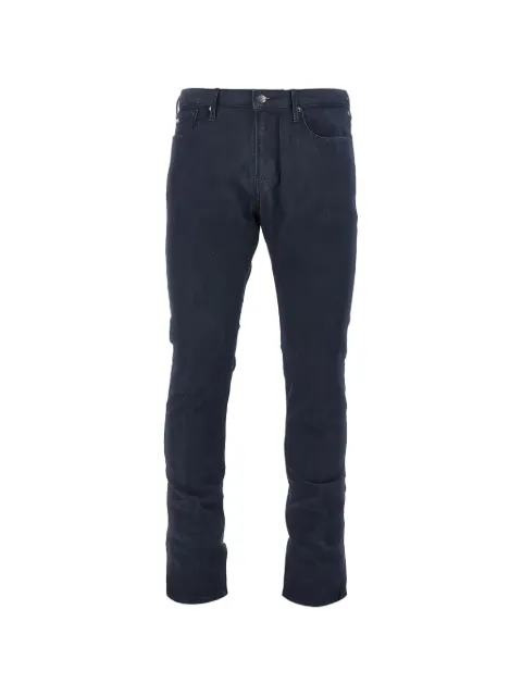 Emporio Armani logo-plaque slim-fit jeans Blue EM000121AF23022MB001