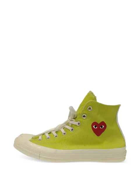 Comme Des Garçons Pre-Owned x Converse Chuck 70 heart-print sneakers Green RFCPUGBSH743462M