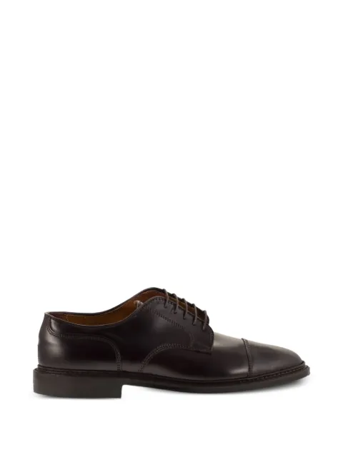 Alden cap-toe leather derby shoes Brown M65058