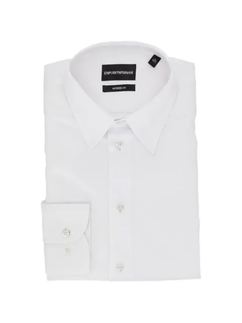 Emporio Armani Modern Fit long-sleeve shirt White EM000194TE19228