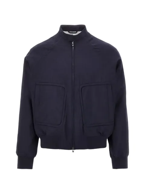 Emporio Armani zip-up bomber jacket Blue EM005481AF24849