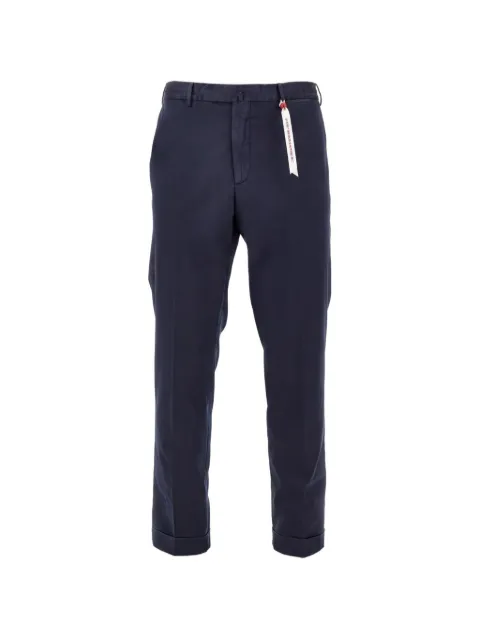 Santaniello cuffed-hem straight-leg chinos Blue STIODSE108179