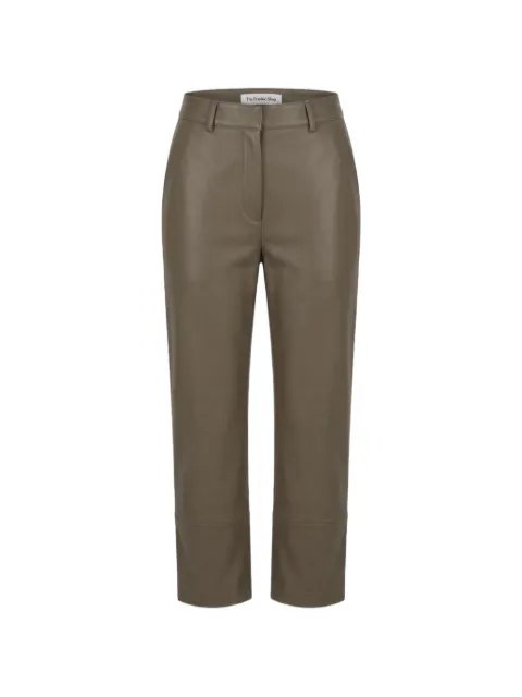 The Frankie Shop Lior leather trousers Brown PAFS21790285