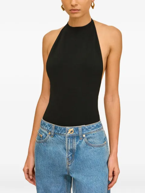 Cult Gaia Minnie halterneck backless bodysuit Black SW35311YV3698