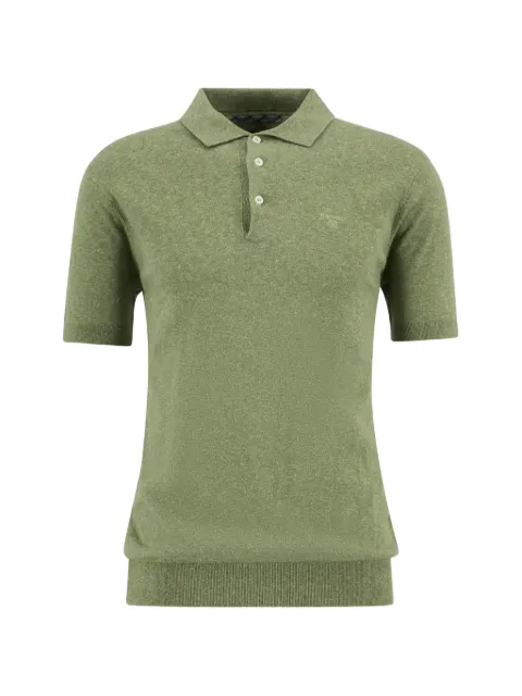 Barbour Muston knitted polo shirt Green MKN1713