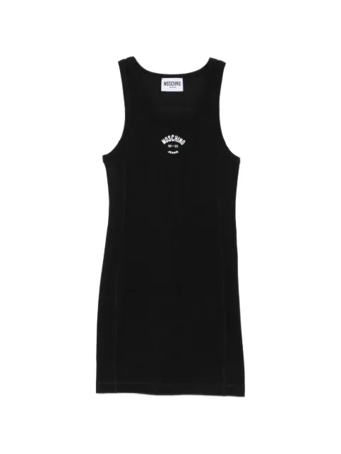 MOSCHINO JEANS ribbed sleeveless mini dress Black J04153252