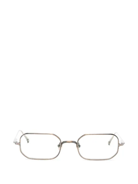 Matsuda geometric-frame glasses Gold M3163