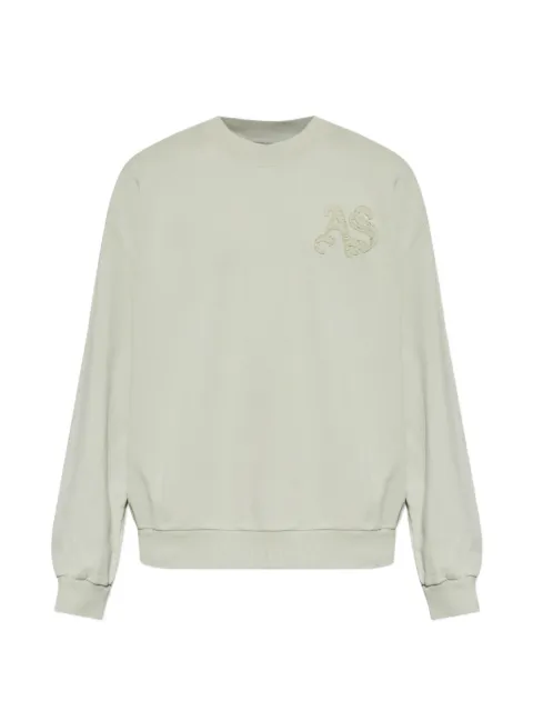 AllSaints Insignia logo-patch sweater Green M029NE