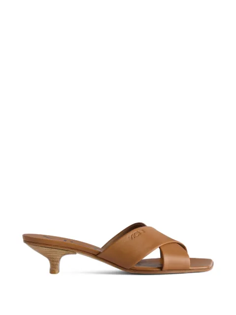 Giuseppe Zanotti mules in leather Brown C600001003