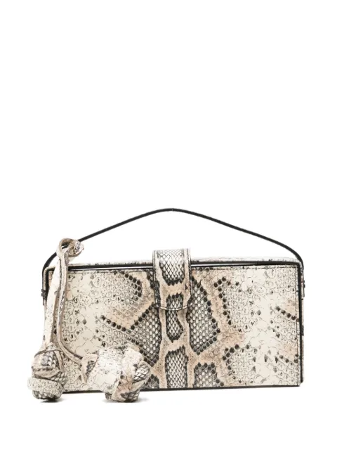 Magda Butrym Apolonia snakeskin-effect shoulder bag Neutrals 906426