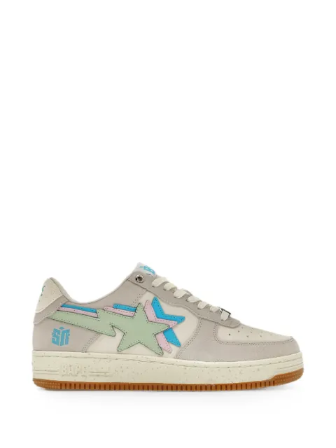 A BATHING APE® x Sneaker News Bape Sta Bape lace-up sneakers Neutrals 1J23191906CWHT