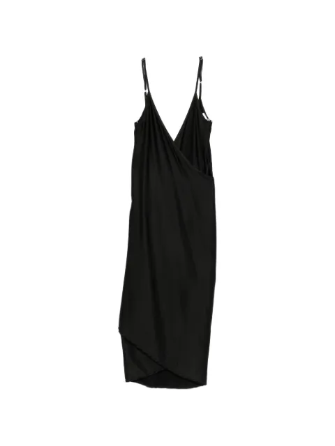 Bless wrap-style midi dress Black 1062