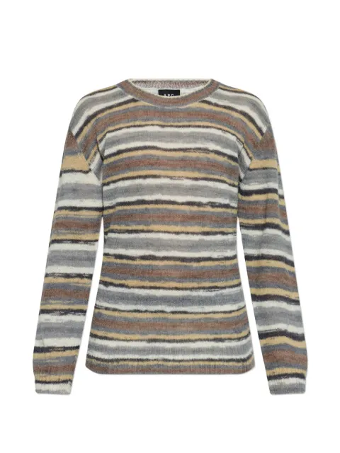 A.P.C. striped sweater Grey WPABGH23504