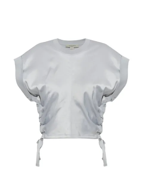 AllSaints Mira ruched-side T-shirt Blue W054JC