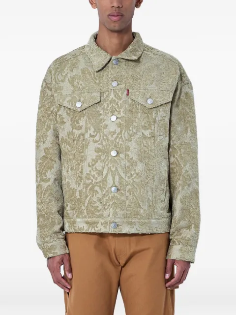 Junya Watanabe MAN x Levi's floral-pattern denim jacket Neutrals JWN0164001BEI