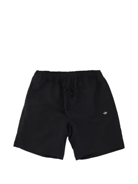 Song For The Mute x Adidas 007 logo-embroidered side-stripe shorts Black KS1344