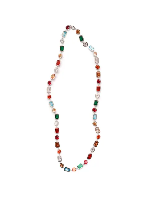 Izabel Display Mega cubic-zirconia-embellished necklace Silver CCMNMS90